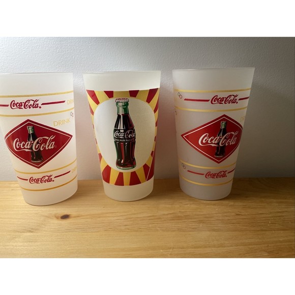 Coca Cola 2003 PackerWare 22oz Flare Tumblers USA Lot 3 - Picture 6 of 9